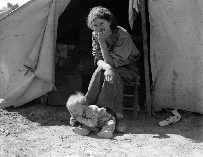 Photograph by Dorothea Lange